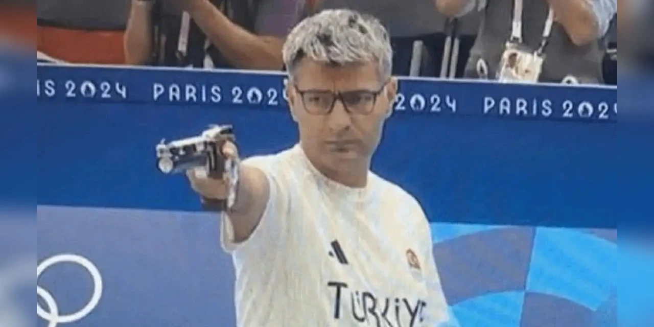Paris 2024: Atirador olímpico da Turquia viraliza na internet