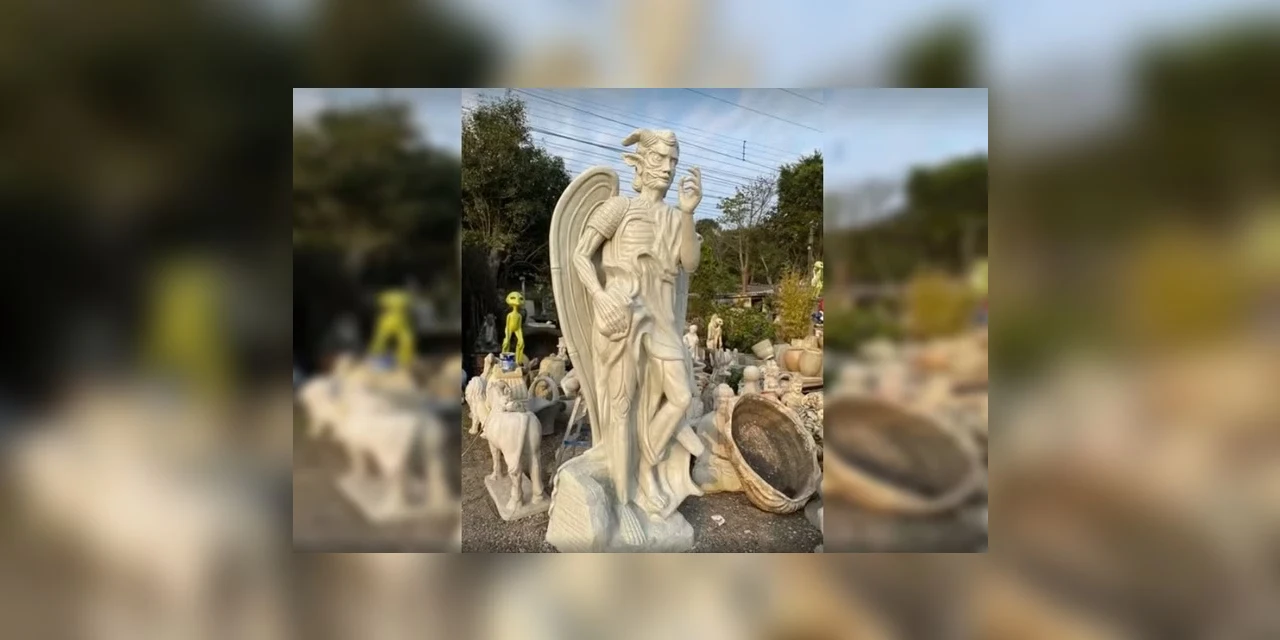 Santuário com estátua gigante de Lúcifer será inaugurado no Rio Grande do Sul