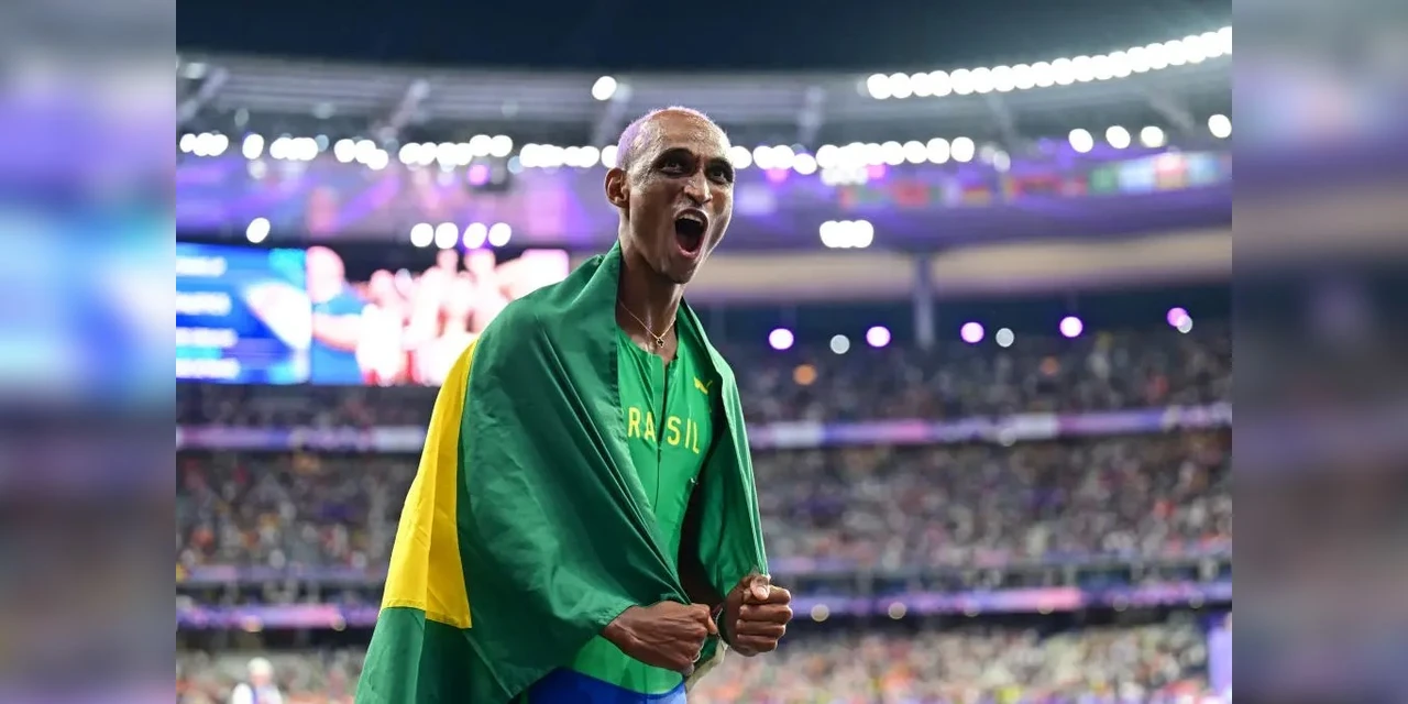 Alison dos Santos se supera e conquista bronze nos 400m com barreiras em Paris 2024