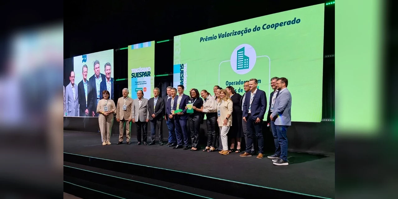 Unimed PG conquista Prêmio de Valorização do Cooperado no 30º Suespar