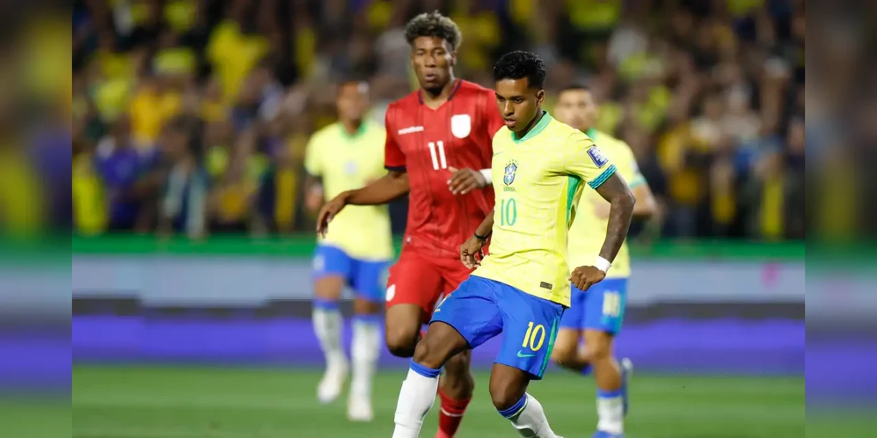 Brasil vence Equador em partida no Couto Pereira, em Curitiba