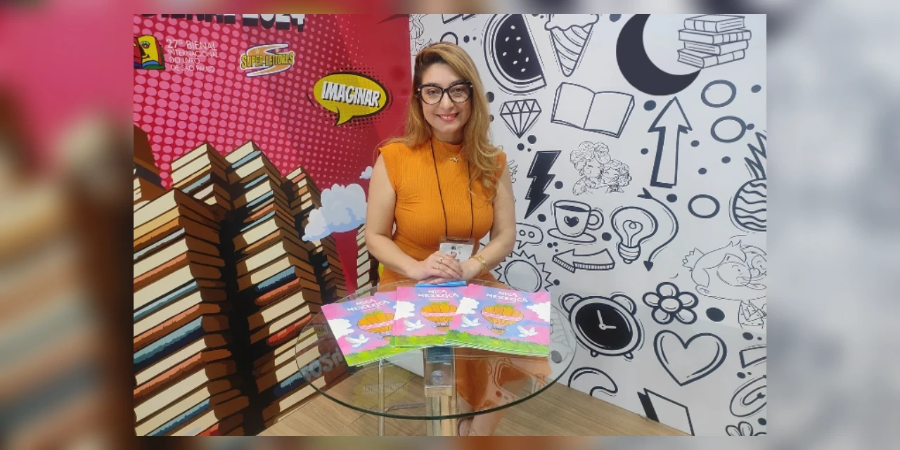 Escritora dos Campos Gerais lança livro na Bienal em SP