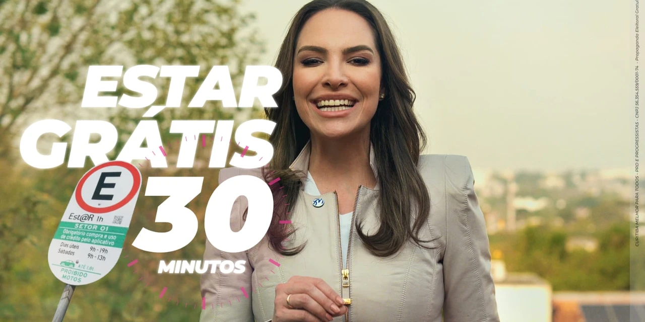 Maria Victoria (PP) propõe Estar grátis por 30 minutos em Curitiba