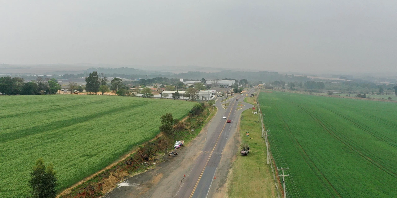 Começam as obras de duplicação da rodovia que liga Ponta Grossa a Palmeira