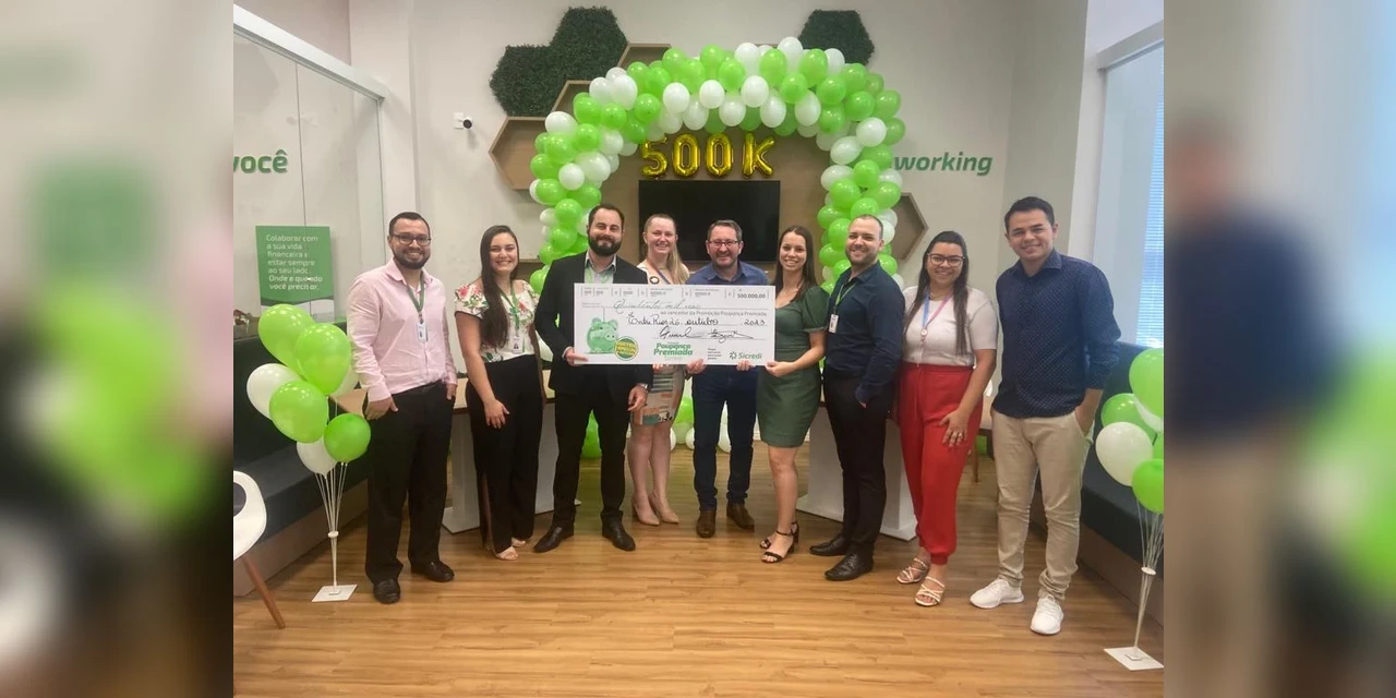 Campanha Poupança Premiada Sicredi sorteia R$ 500 mil em outubro