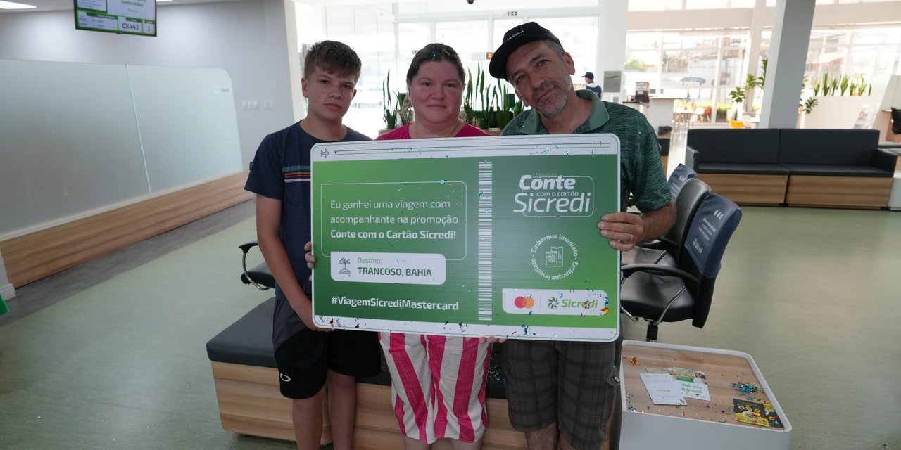 Associado da Sicredi Campos Gerais e Grande Curitiba PR/SP ganha viagem para Trancoso (BA)