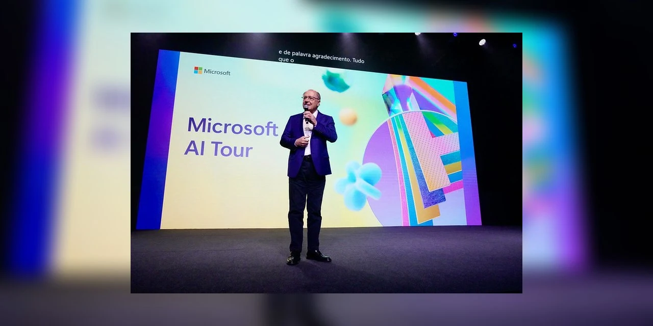 Alckmin celebra protagonismo do Brasil em IA após anúncio de investimentos da Microsoft no país