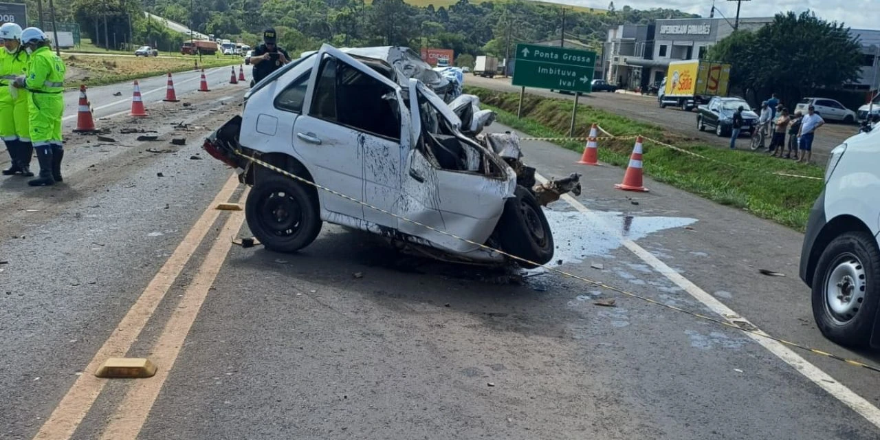 Grave acidente na BR-373 resulta na morte de homem de 30 anos
