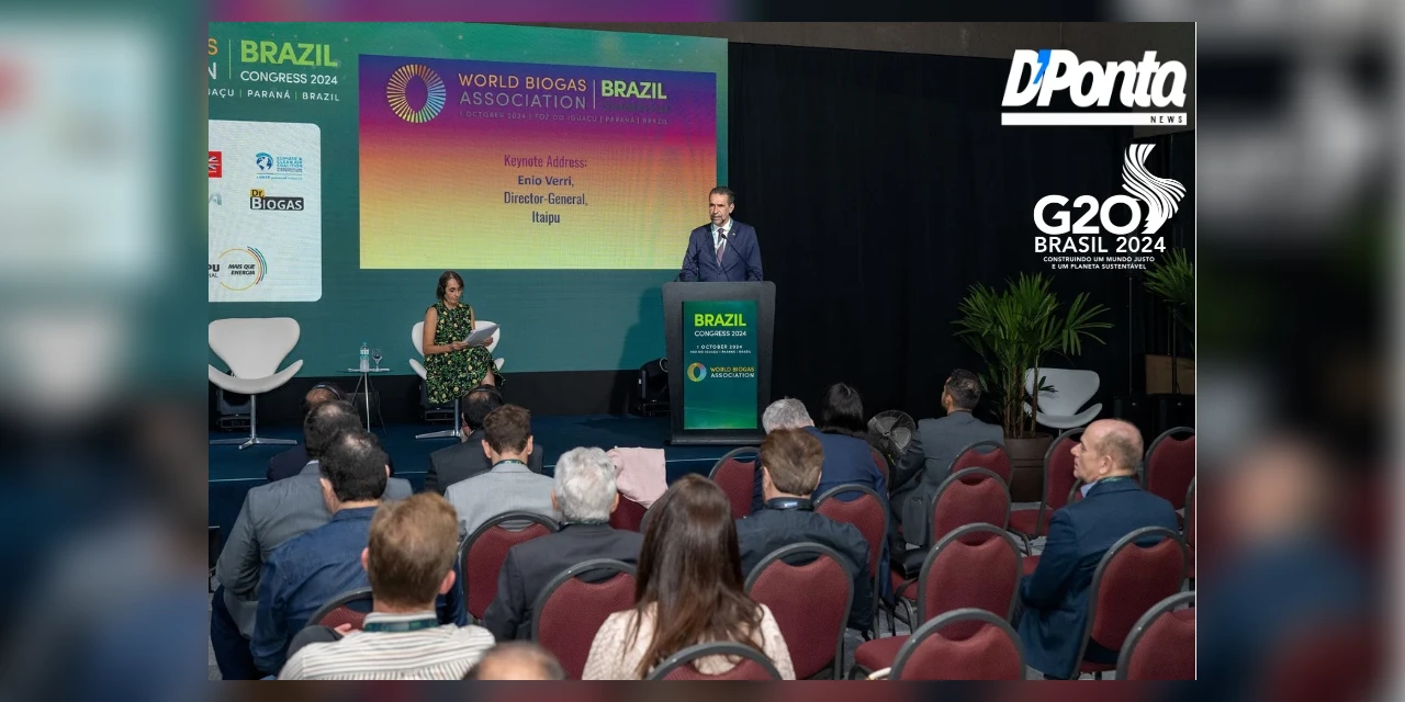 Com apoio da Itaipu, Brasil deve liderar iniciativas globais na área do biogás