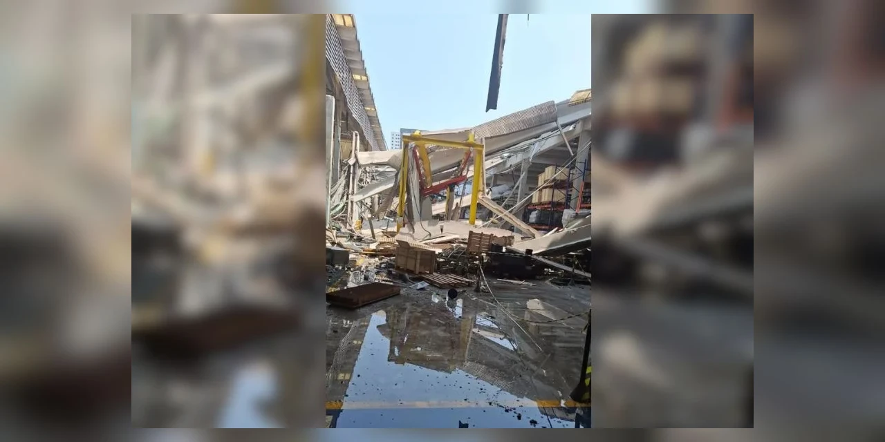 Desabamento de teto de empresa mata uma pessoa na Grande São Paulo