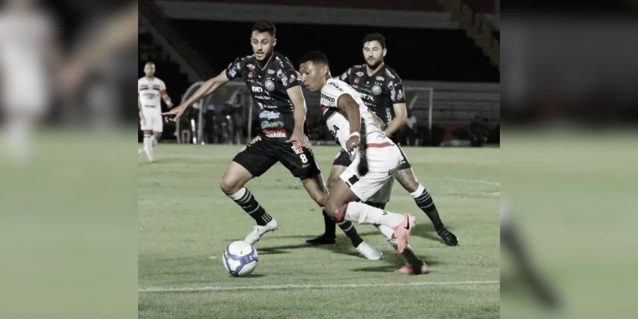 Partida entre Operário e Botafogo-SP termina em empate sem gols
