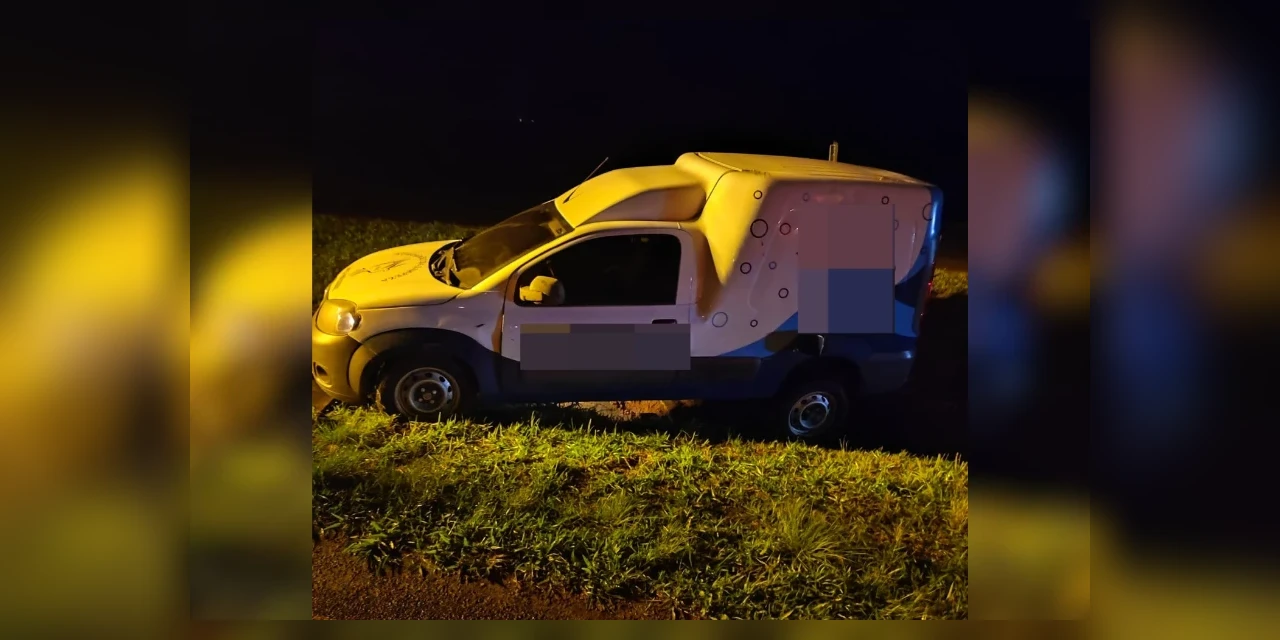 Condutor fica ferido após acidente na PR-151 em Carambeí