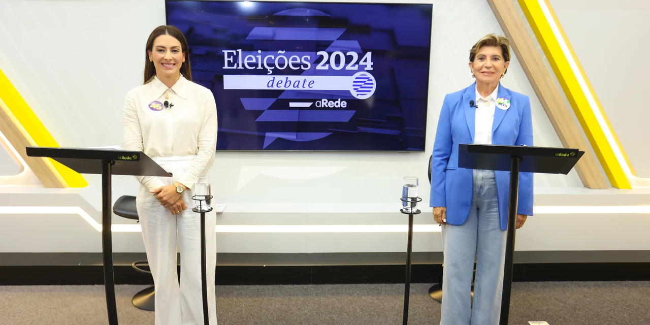 Veja os bastidores do debate entre as candidatas à Prefeitura de Ponta Grossa