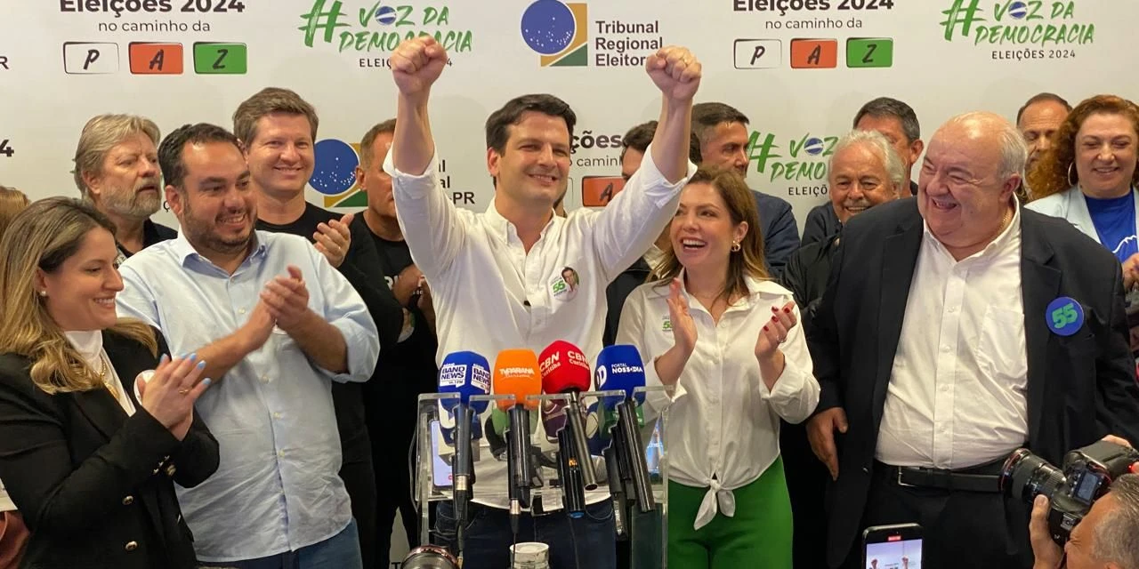 Prefeito eleito de Curitiba, Eduardo Pimentel defende a paz e a união: “vou cuidar de todos”