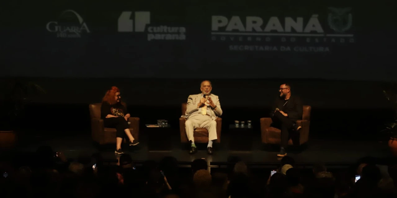 Diretor de 'O Poderoso Chefão', Francis Ford Copolla lota Teatro Guaíra em aula de cinema