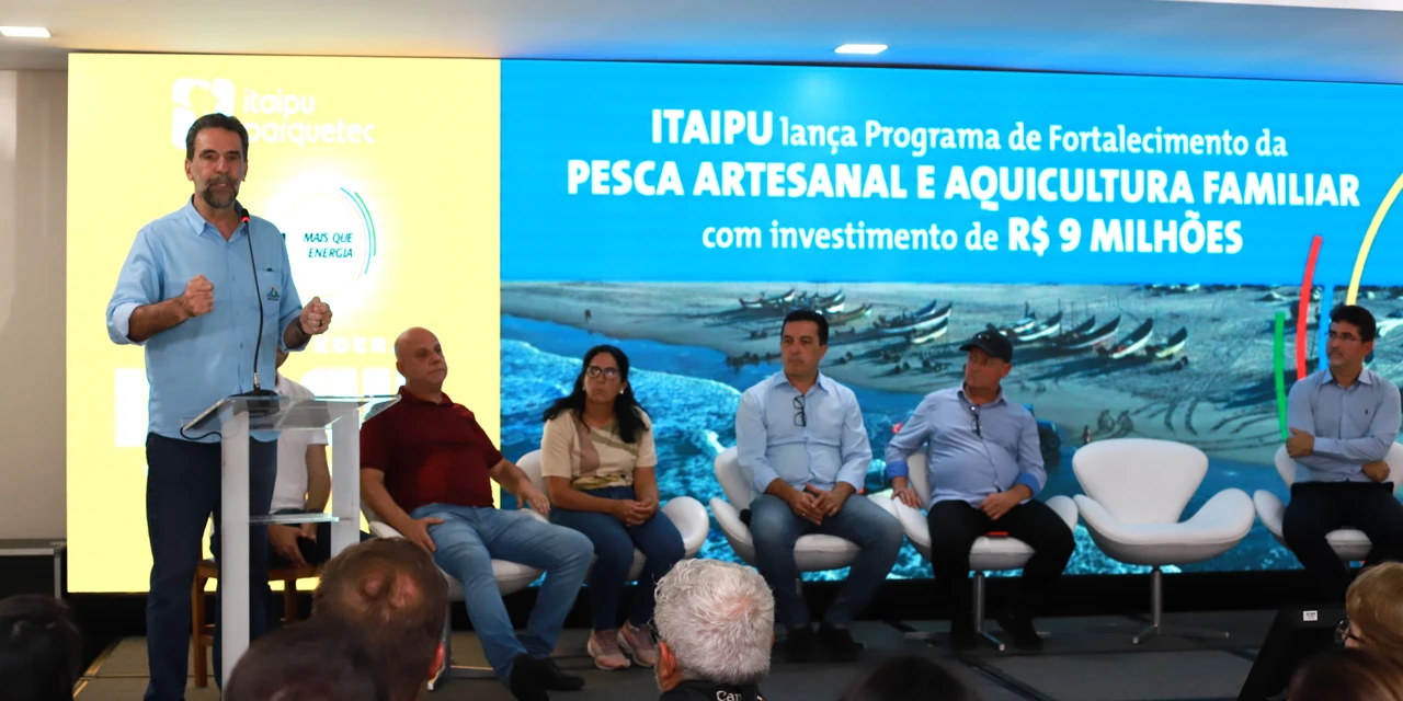 Itaipu e Itaipu Parquetec lançam convênio para fortalecer a pesca artesanal e a aquicultura familiar