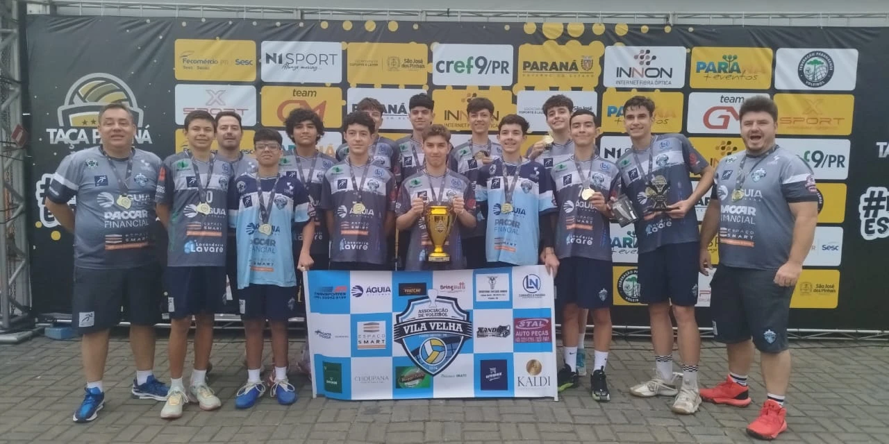Equipe de Ponta Grossa é campeã da Taça Paraná de Voleibol