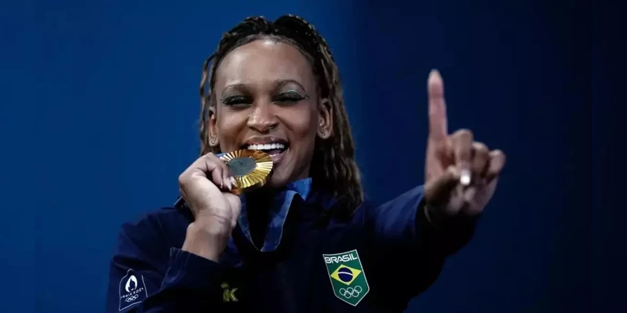 Ginasta Rebeca Andrade é uma das 100 mulheres mais influentes de 2024