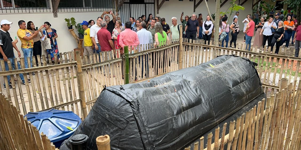 Itaipu e parceiros formalizam a entrega do 26º biodigestor em Belém (PA)