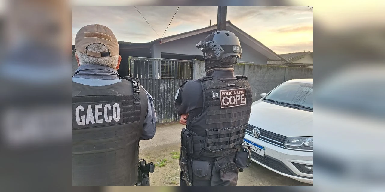 Gaeco cumpre mandados de prisão e de busca e apreensão em investigação sobre associação criminosa e tráfico de drogas