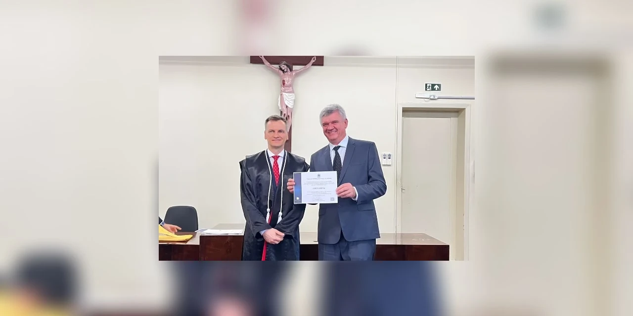 Juca Sloboda é diplomado em Jaguariaíva