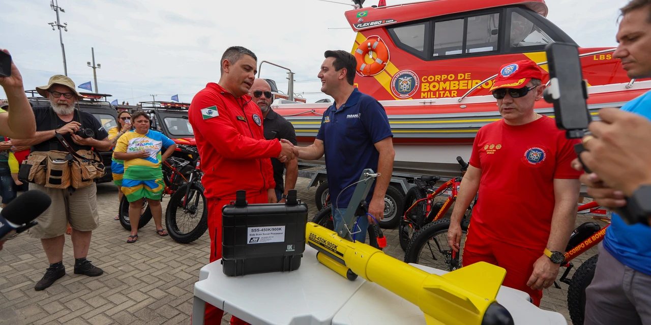 Sonar, drones e lanchas: Bombeiros ganham estrutura para lutar contra afogamentos