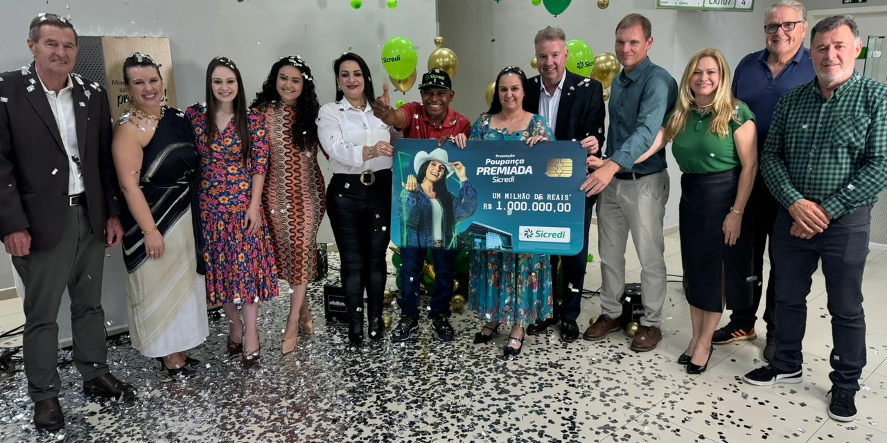 Sicredi encerra campanha Poupança Premiada com sorteio de R$ 1 milhão