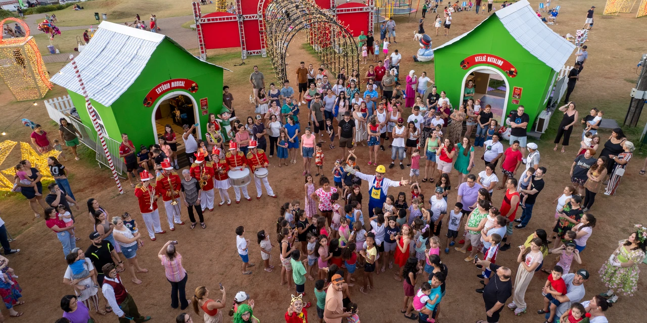 Mais de 7 mil crianças participaram das oficinas do Natal no Gramadão da Vila A