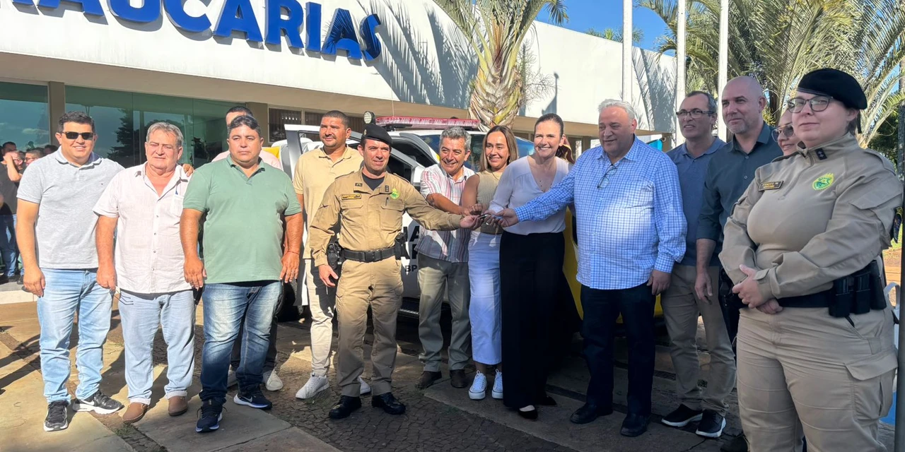 Telêmaco Borba recebe nova viatura para reforço no policiamento