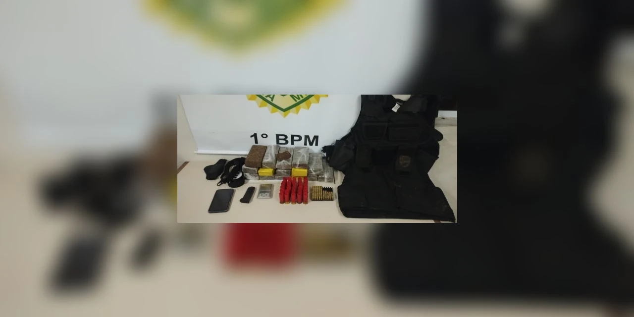 Caso de violência doméstica no Cará-Cará termina com apreensão de itens relacionados ao tráfico de drogas