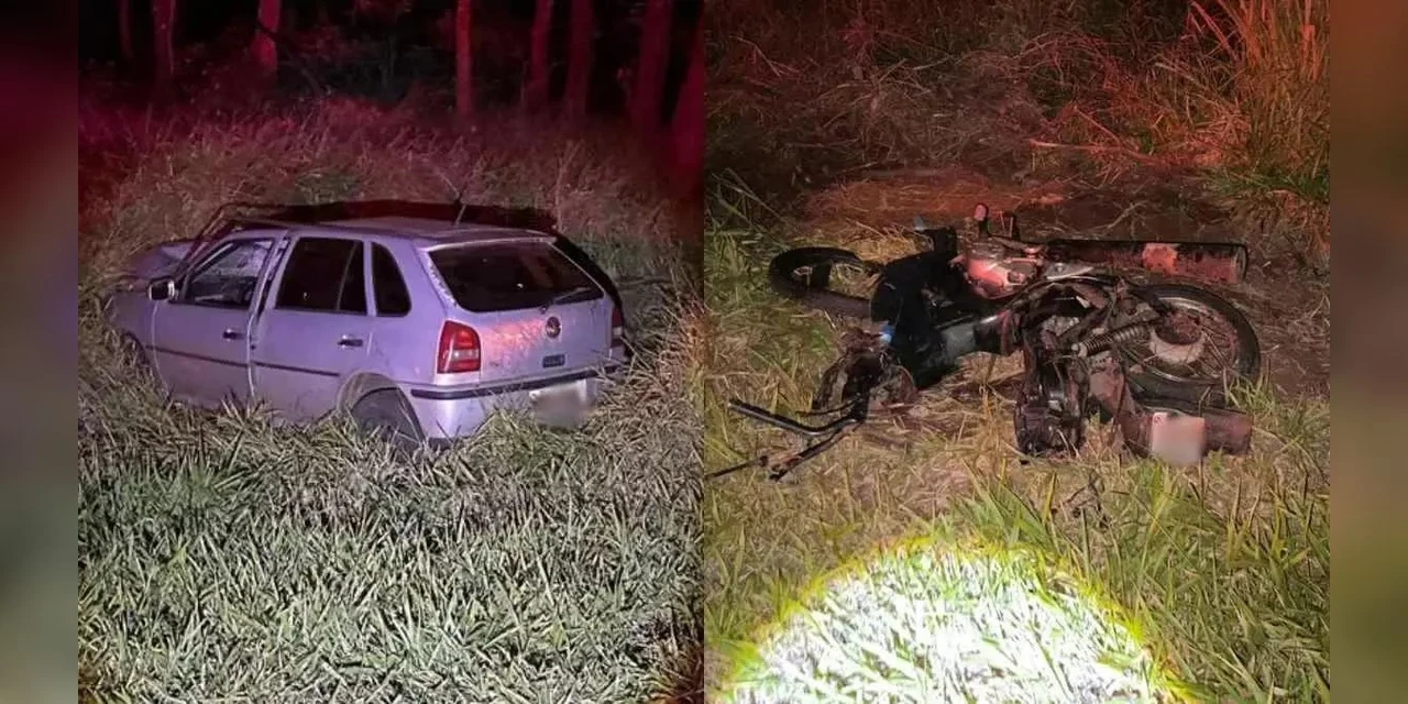 Pai e filho morrem em grave acidente na BR-272