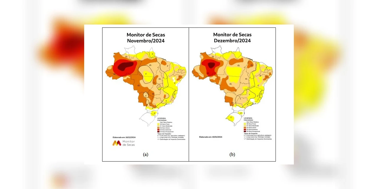 Simepar e monitor nacional apontam redução da seca na região Norte do Paraná