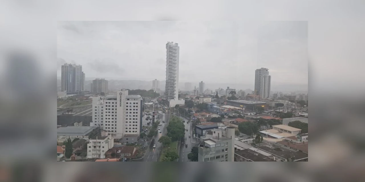 Chuvas intensas podem atingir Ponta Grossa nas próximas horas, alerta Inmet