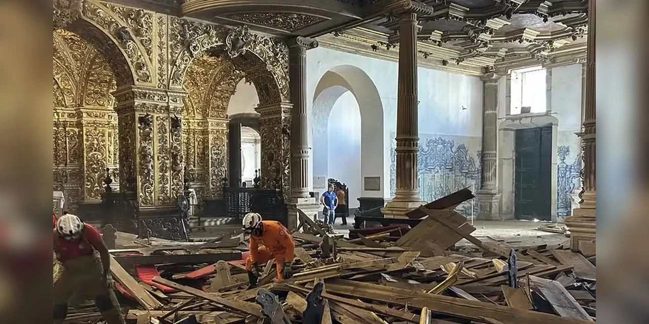 Iphan multou igreja que desabou por falta de manutenção em 2022