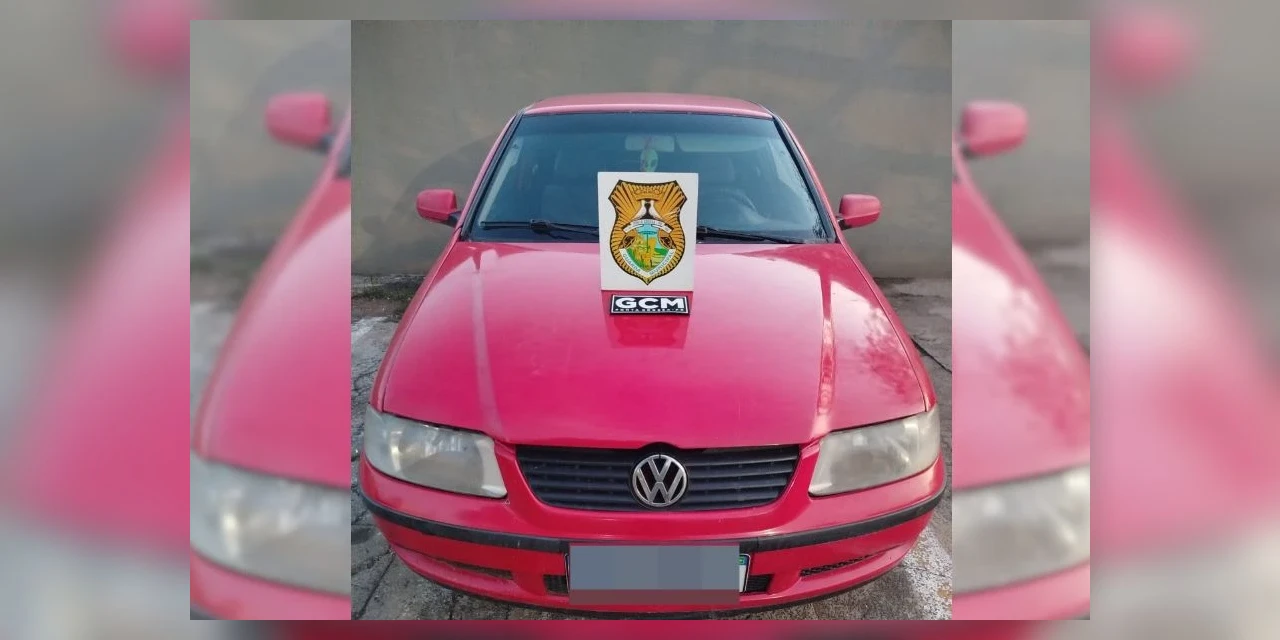 Guarda Civil prende homem com veículo furtado no Bairro Neves em PG