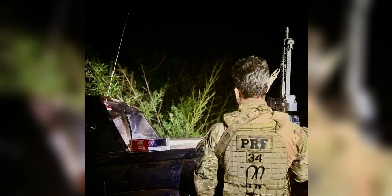 PRF apreende carga milionária de cigarros contrabandeados no Paraná