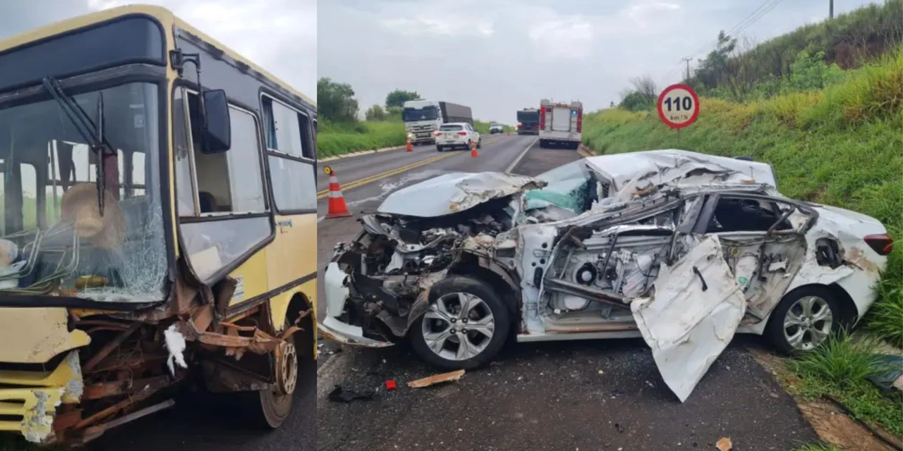 Motorista morre em grave acidente com ônibus na BR-376