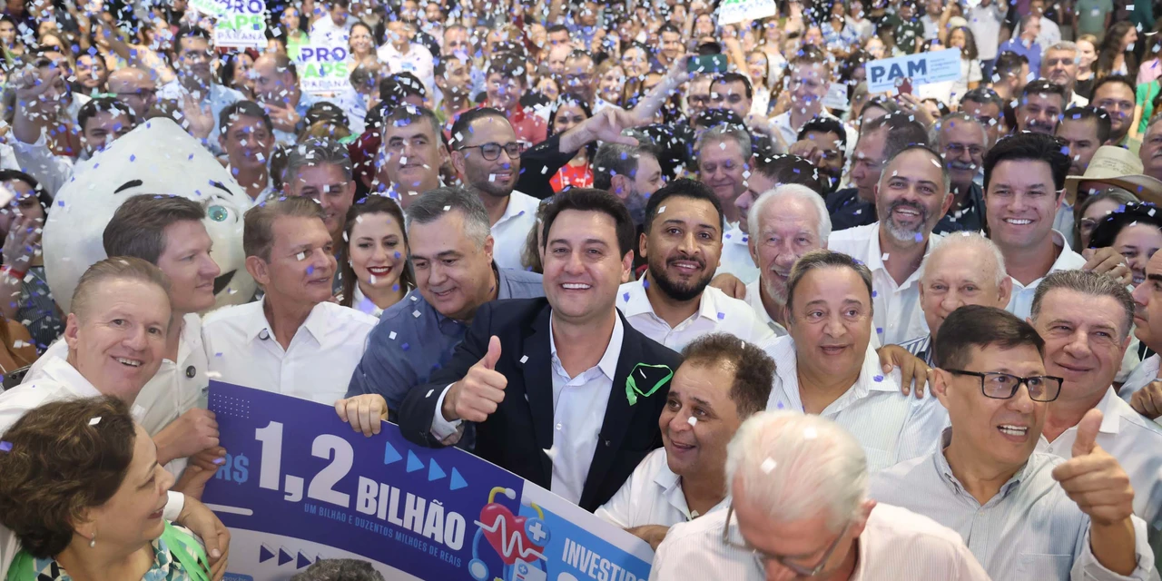 Ratinho Junior e Beto Preto anunciam maior investimento da história da saúde do Paraná
