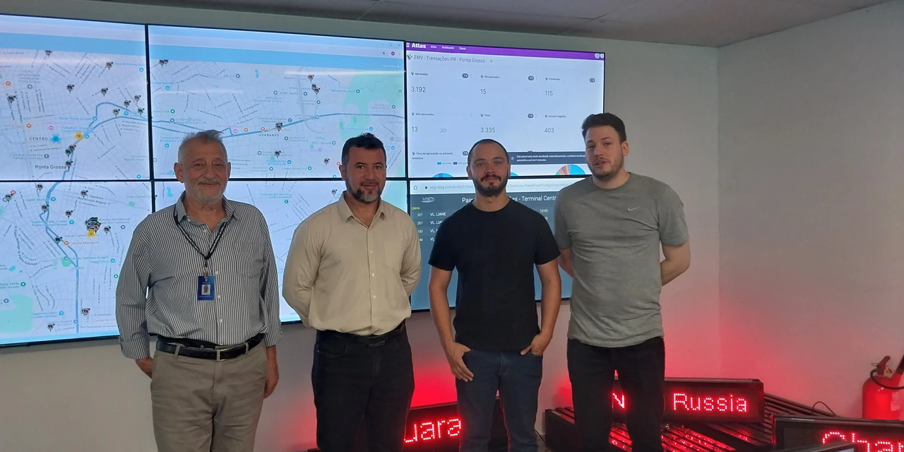 Prefeitura de Campo Largo visita PG para conhecer sistema do transporte coletivo