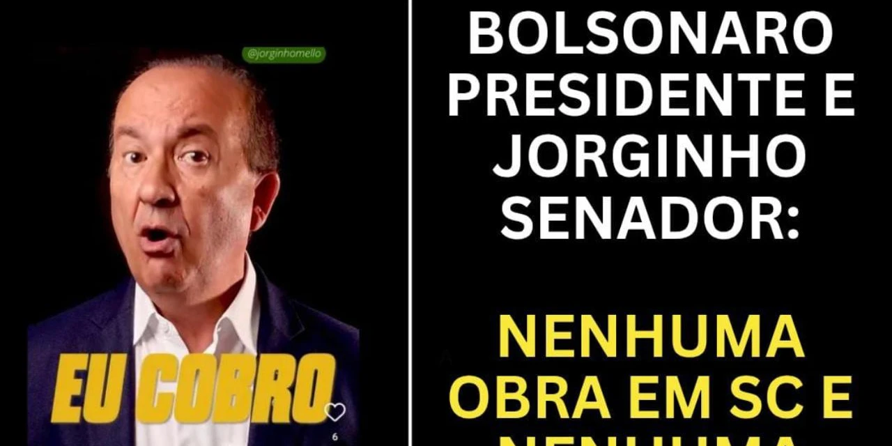 Artigo: 'Governador Jorginho: "Eu cobro!"', por João Barbiero