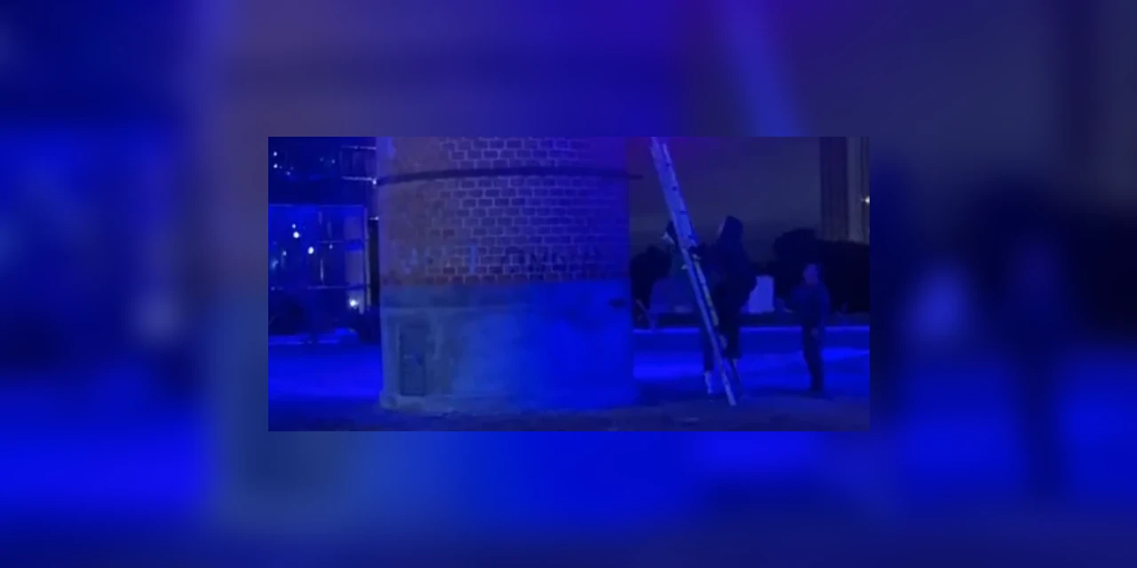 Vídeo mostra momento em que Judas é pendurado em ponto histórico de PG; assista