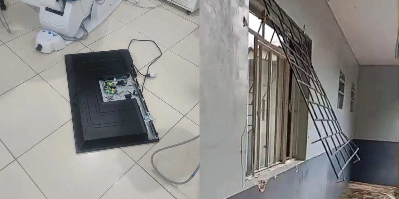 Vândalos invadem UBS de Castro; atendimento segue normal