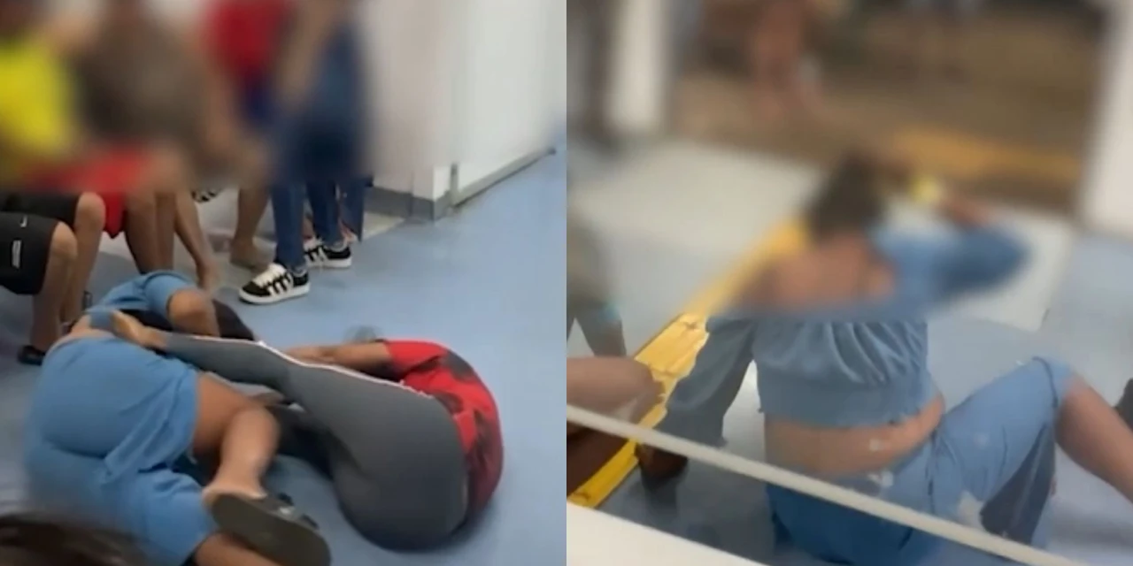 Peitos de fora, puxão de cabelo, tapas e mais: veja vídeo da briga em UPA