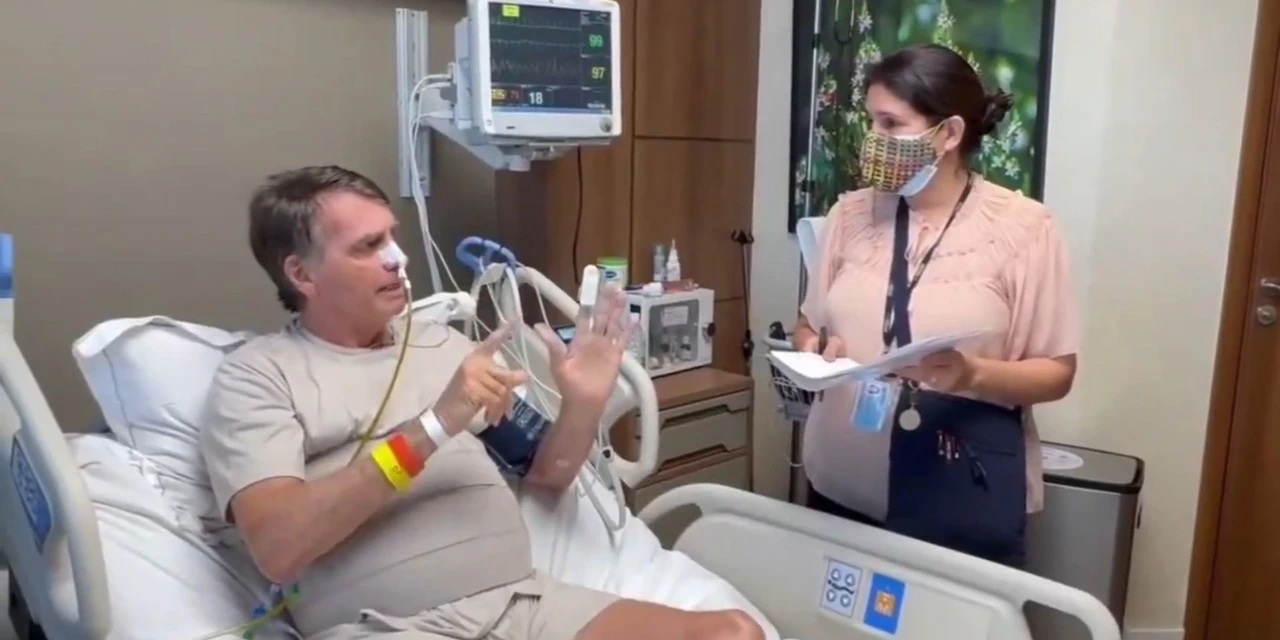 Vídeo mostra momento em que Bolsonaro é intimado na UTI; veja