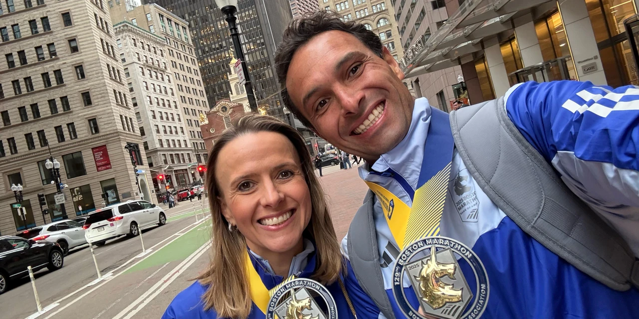 Linha de chegada: casal ponta-grossense na Maratona de Boston
