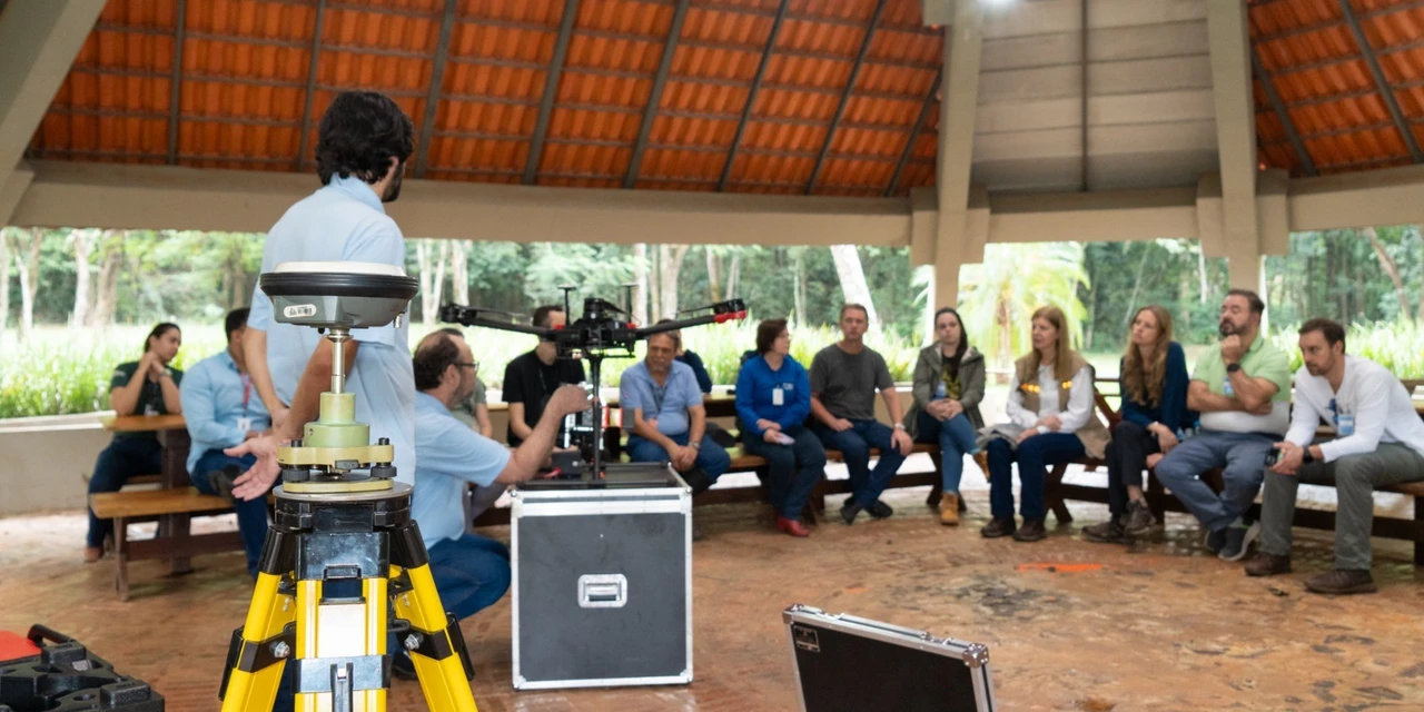 Itaipu e Embrapa participam de treinamento de coleta de dados com sensoriamento remoto