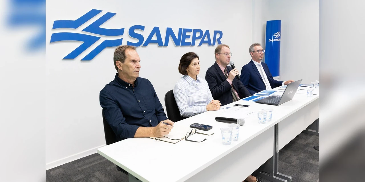 Sanepar apresenta resultados do primeiro trimestre aos investidores