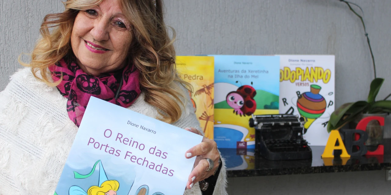 Escritora lança coleção acessível para crianças com baixa visão em Ponta Grossa