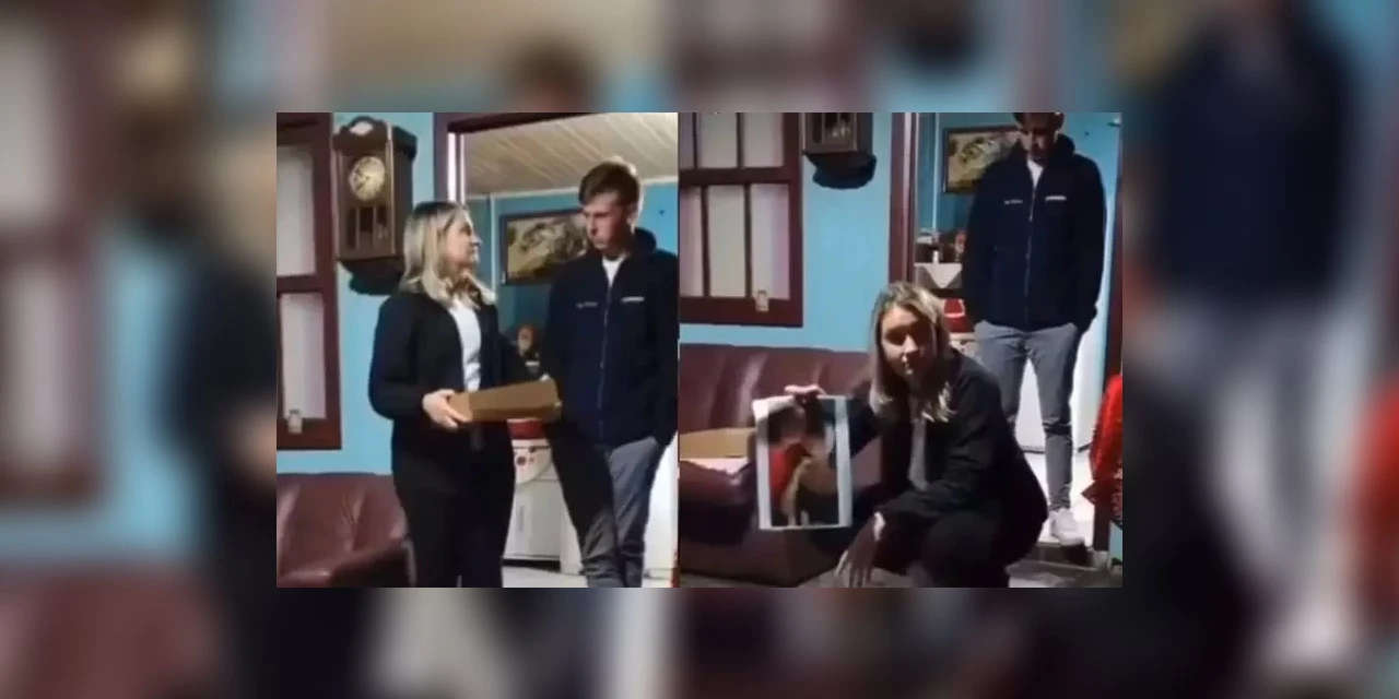 Mulher viraliza ao gravar "chá revelação de traição" e expor marido