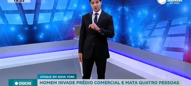 Transmissão da Record News é interrompida e exibe vídeo com mensagem misteriosa; assista